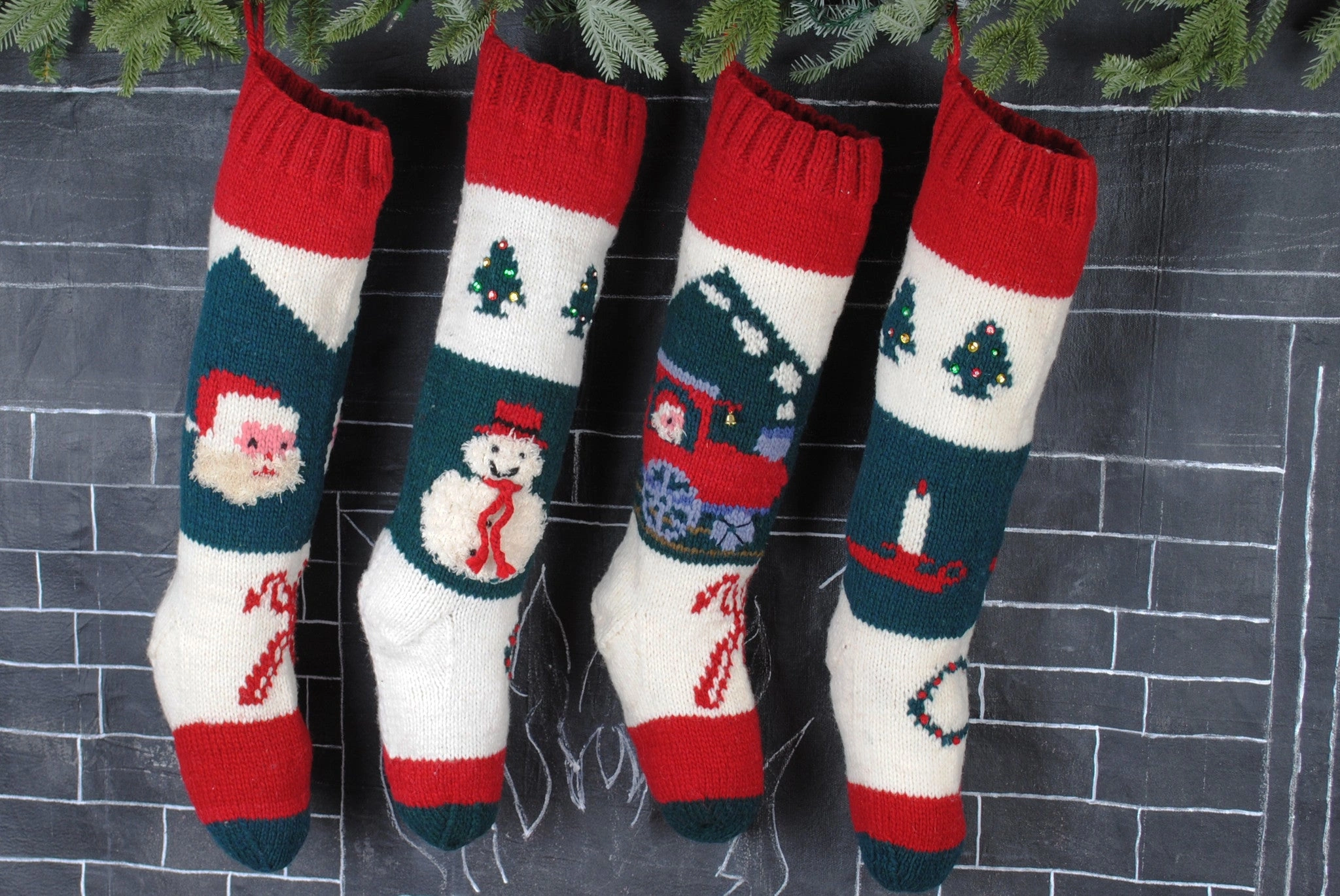 Cozy Christmas Train Stocking Handmade & Personalized Just for You A Holiday Treasure